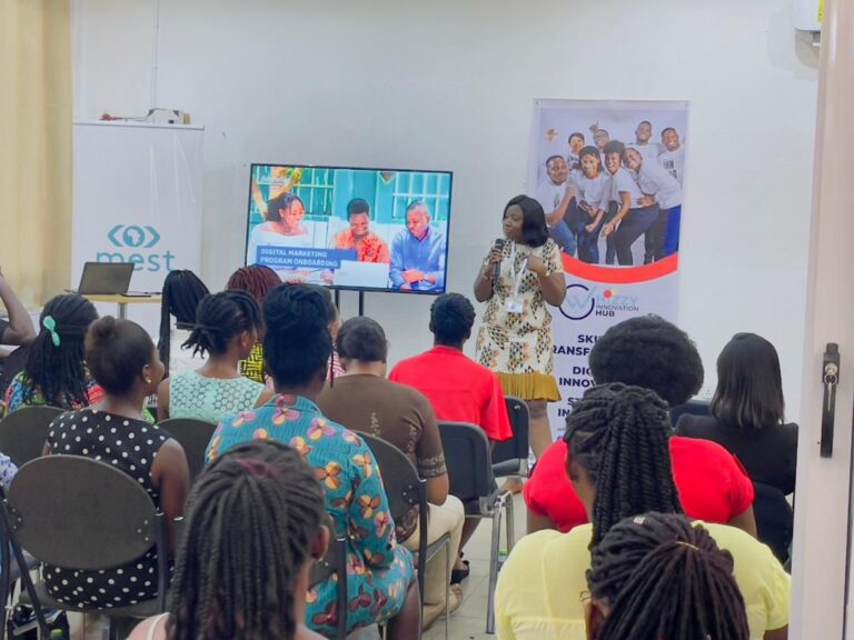 Ghana Online and Remote Work Program kicks off in Kumasi with 40 female graduates.